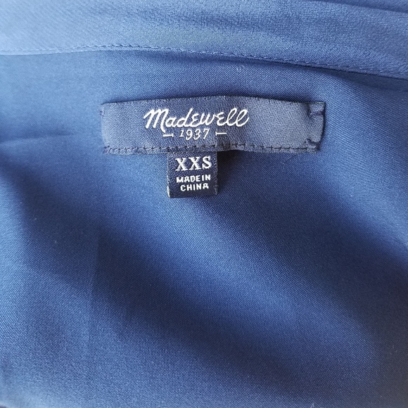 Madewell Silk Embroidered Prologue Dress Size XXS - Picture 8 of 8